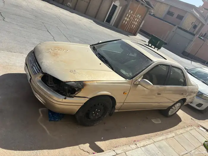كامري 1998 شغال قبل تحترق فحص ساري استماره منتهيه 3