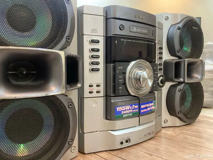 مسجل استريو ماركة سوني كاسيت وراديو الصوت نقي 7