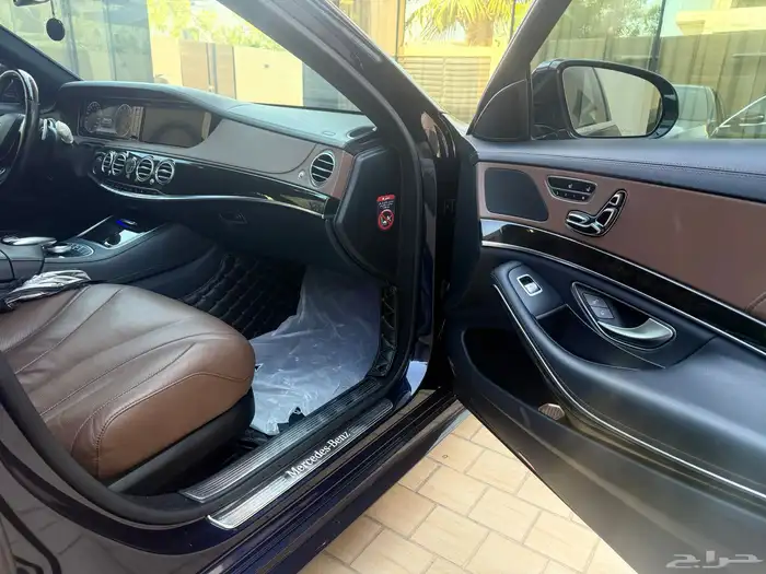 مرسيدس S400 الجفالي 2015 زر واحد  كت AMG أصلي ممشى قليل جدا 12