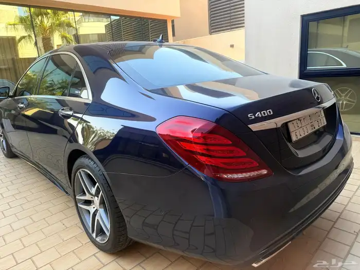 مرسيدس S400 الجفالي 2015 زر واحد  كت AMG أصلي ممشى قليل جدا 5