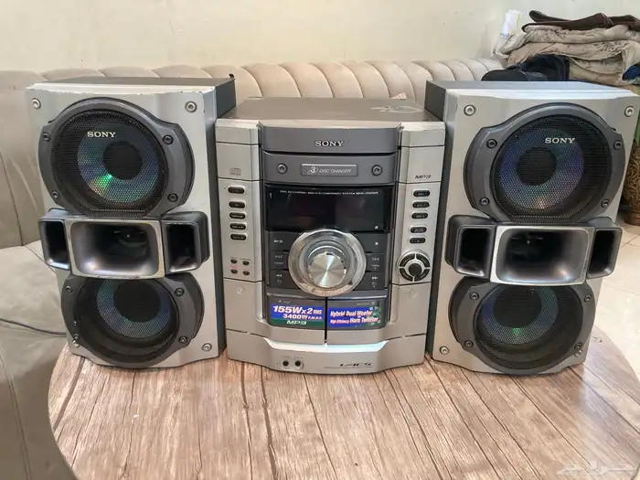 مسجل استريو ماركة سوني كاسيت وراديو الصوت نقي 0