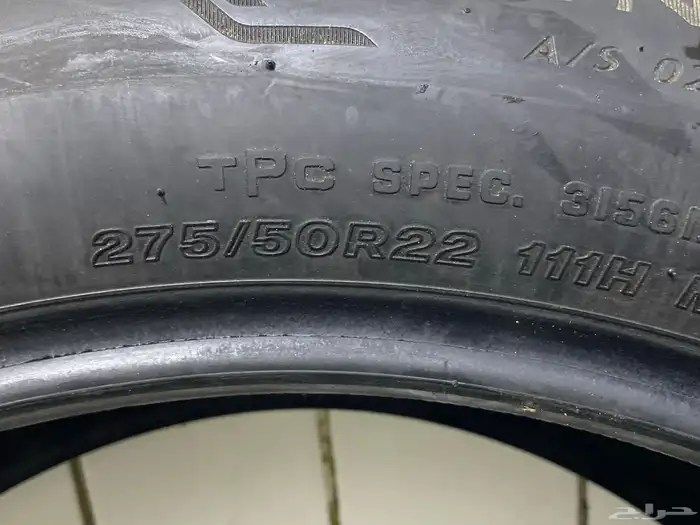 نعرض لكم كفرات برجستون 275 50 22 6