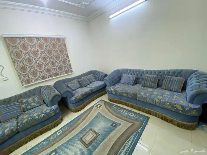 غسالة حوضين 12 كيلو نظيف جدا وكنب ثلاث قطع 8