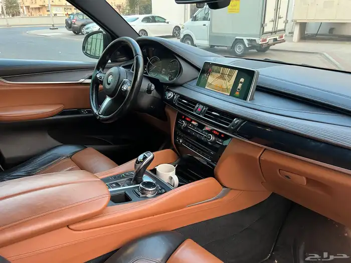 بي ام دبليو اكس bmw x6 نظيفة جدا  m kit 14