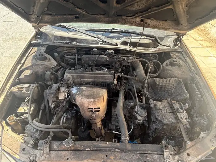 كامري 1998 شغال قبل تحترق فحص ساري استماره منتهيه 0