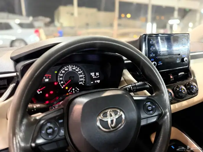 تويوتا كورولا 2020 مخزن نص فل عداد87 الف تبارك الله 10