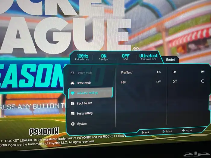 شاشة Redmi G24 للبيع توصل 180hz   HDMI 2.0 1