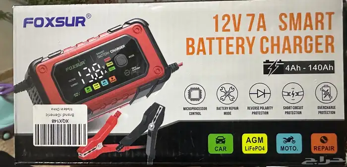 شاحن بطارية سيارة  100-240 فولت للسيارة 12 فولت 1