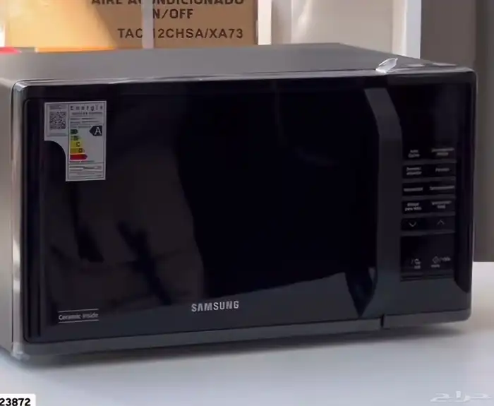 ميكرويف سامسونج 23 لتر 800 وات أسود   ماليزي جديد بالكرتون 1