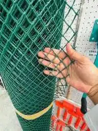 شبك رول دواجن حلال حمام دجاج أخضر مجلفن ساده بلاستك 8