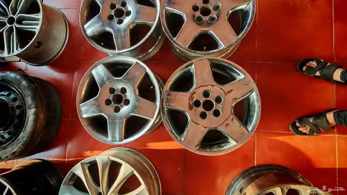 جنوط لكزز 430 اصلي وكاله مقاس 18 نضيفه 5