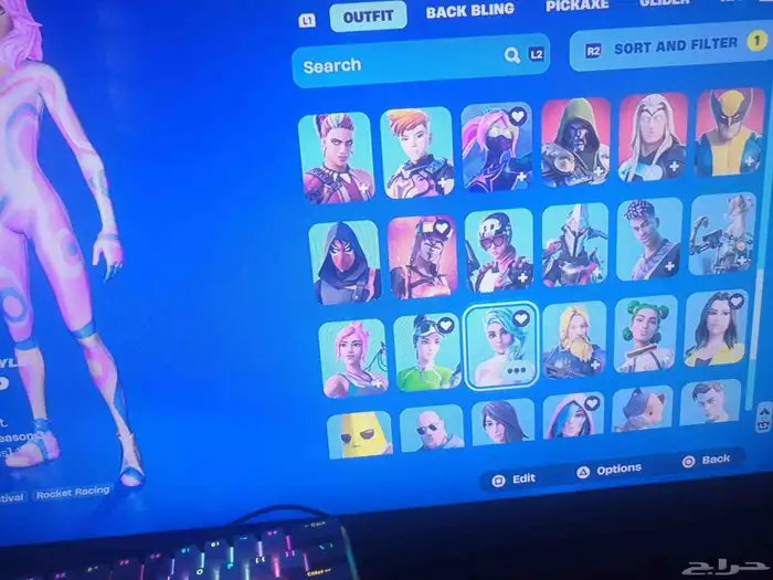 حساب فورت نايت نادر 3