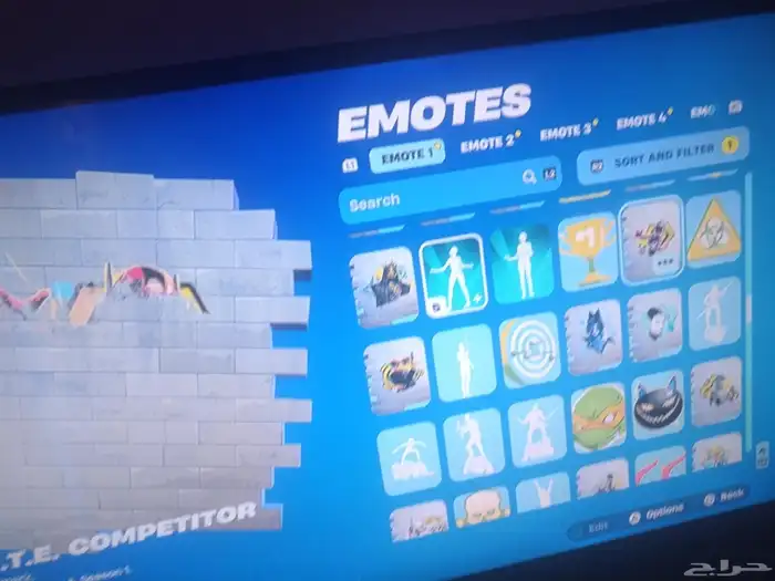 حساب فورت نايت نادر 35