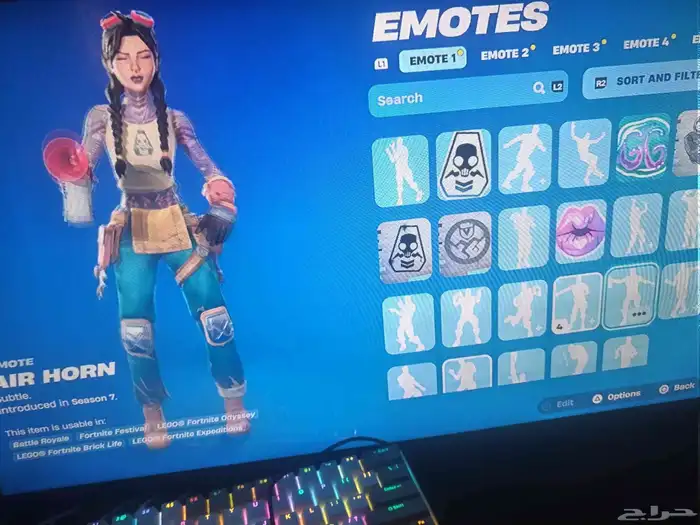 حساب فورت نايت نادر 43