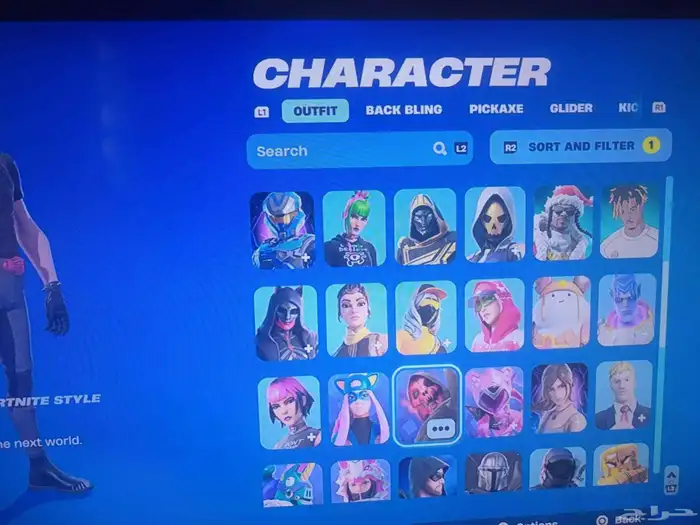 حساب فورت نايت نادر 4