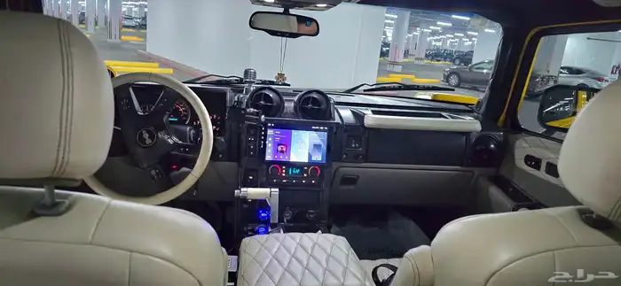 همر H2 موديل 2005   أصفر وكالة   تعديل رايق   استخدام نظيف 10