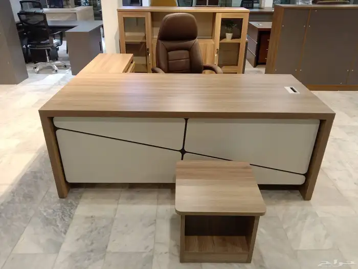 مكاتب جديد مودرن اشكال فخم مكتب كامل 4