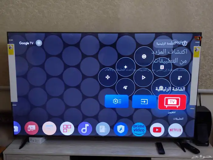 للبيع شاشة تلفزيون جديدة معاه ضمان جرير شركة TCL بوصة 65 0