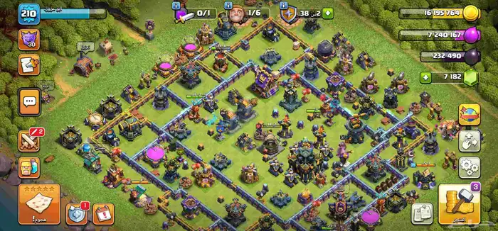 بيع قرية كلاش اوف كلانس مستوى 17 المجوهرات 7100 4