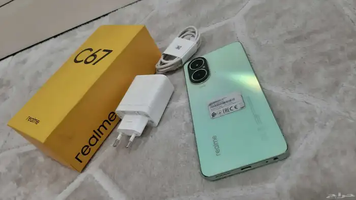 موبايل ريلمي C67 رام 8 جيجا مساحة تخرين 256 جيجا 0