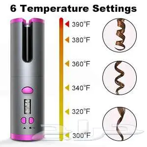 مكواة تجعيد شعر أوتوماتيكية 2