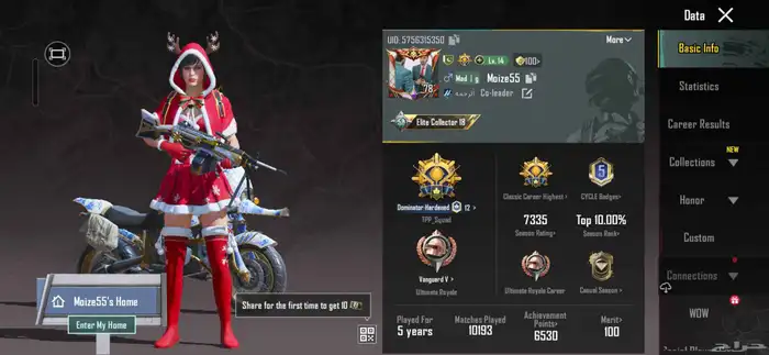 PUBG account as shown  everything is shown in the pictures 9
