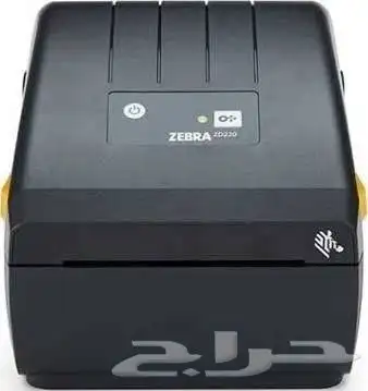 طابعة باركود زيبرا zd220 بوليصة شحن حرارية وحبر 1
