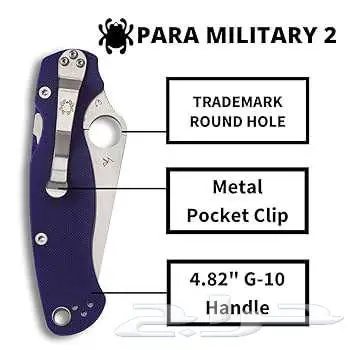 سكين مطويه سبايدركو بارا2 s110v جديده واصليه 8