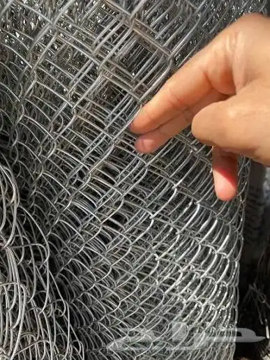 شبك رول دواجن حلال حمام دجاج أخضر مجلفن ساده بلاستك 1