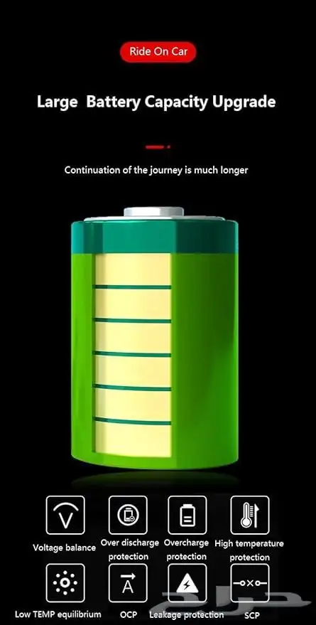 سيارة أطفال الكهربائية الجيب بالحجم الكبير - سيارة ركوب 4