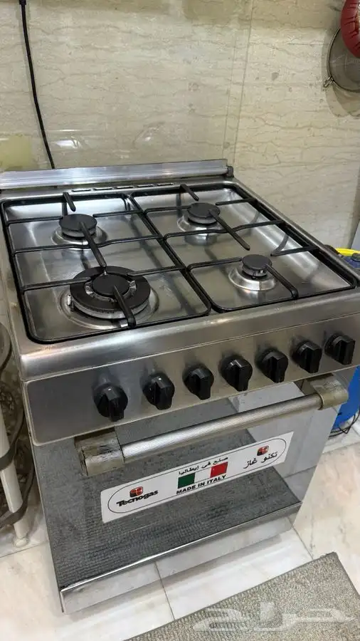 فرن بوتجاز تكنو غاز 4 عيون ايطالي 6