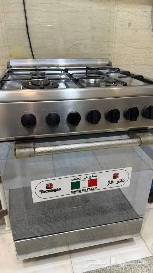 فرن بوتجاز تكنو غاز 4 عيون ايطالي 0