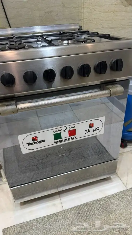 فرن بوتجاز تكنو غاز 4 عيون ايطالي 1