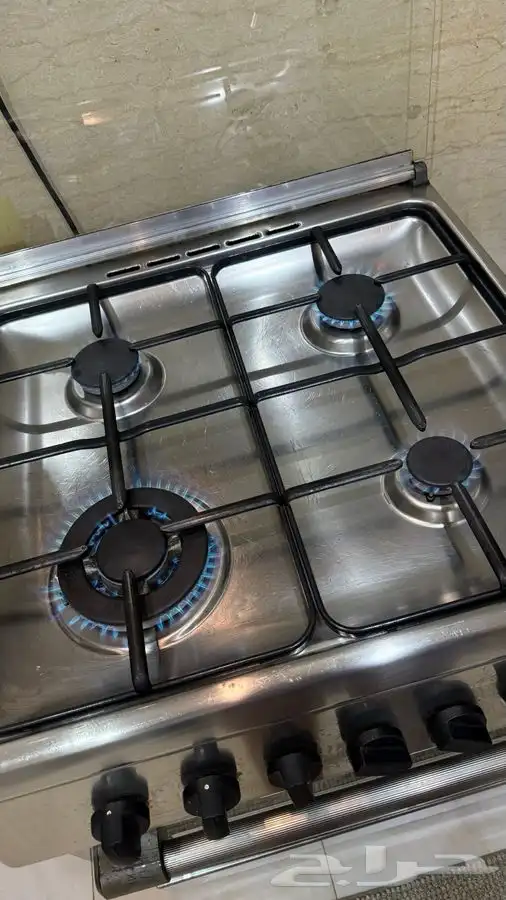 فرن بوتجاز تكنو غاز 4 عيون ايطالي 3