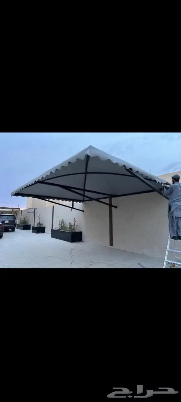 مظلات سواتر تركيب سندويش بنل 5