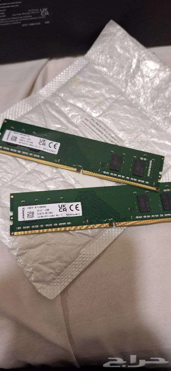 رامات 8 جيجا ram kingston 2x4 8 GB 3200 0