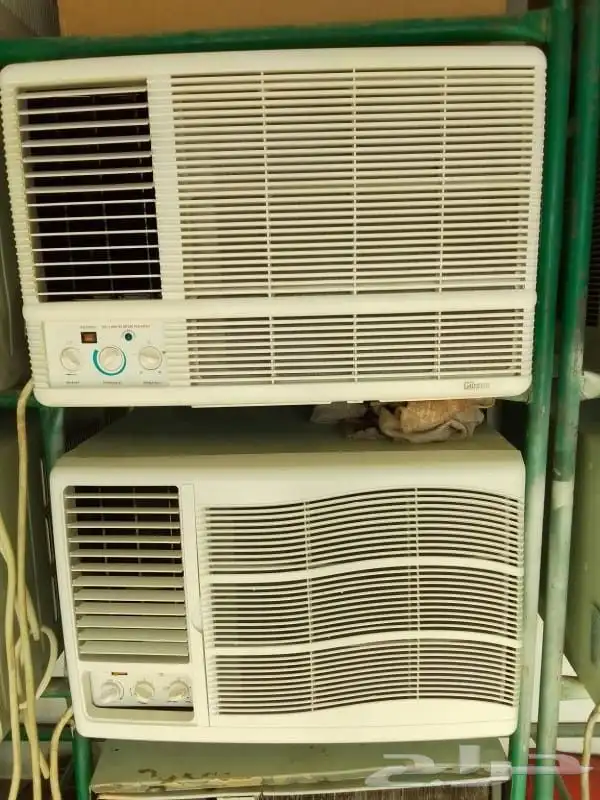 البيع مكيفات شباك مستعمل 18وا24 معا التركيب ضمان شهر 1