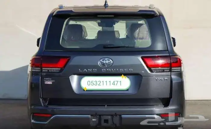 تويوتا لاند كروزر VXR بنزين رمادي كاش أقساط 2025 11