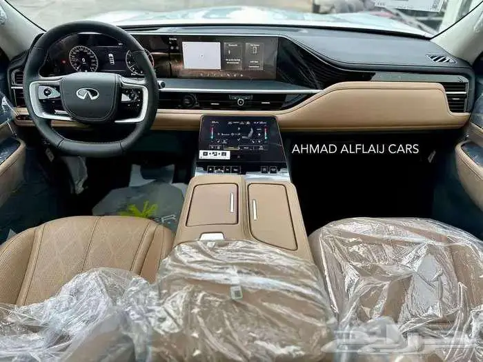اقل سعر بلا منافس انفينتي QX80 سينسوري 2025 جديد 3