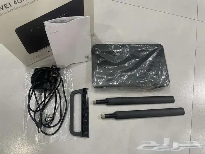 راوتر هواوي 4G منزلي B535 كات 7 شبه جديد مع كامل اغراضة 1