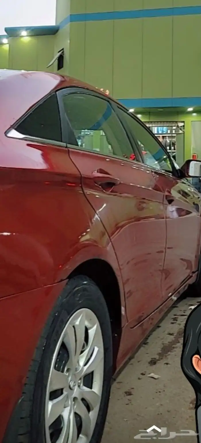 سوناتا 2011 اللون احمر .(سبب البيع مغترب) 1