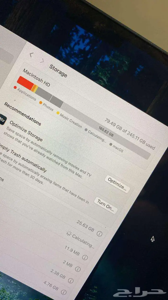 ماك بوك اير M2  اخو الجديد للبيع - 16GB رام - 256GB SSD 3