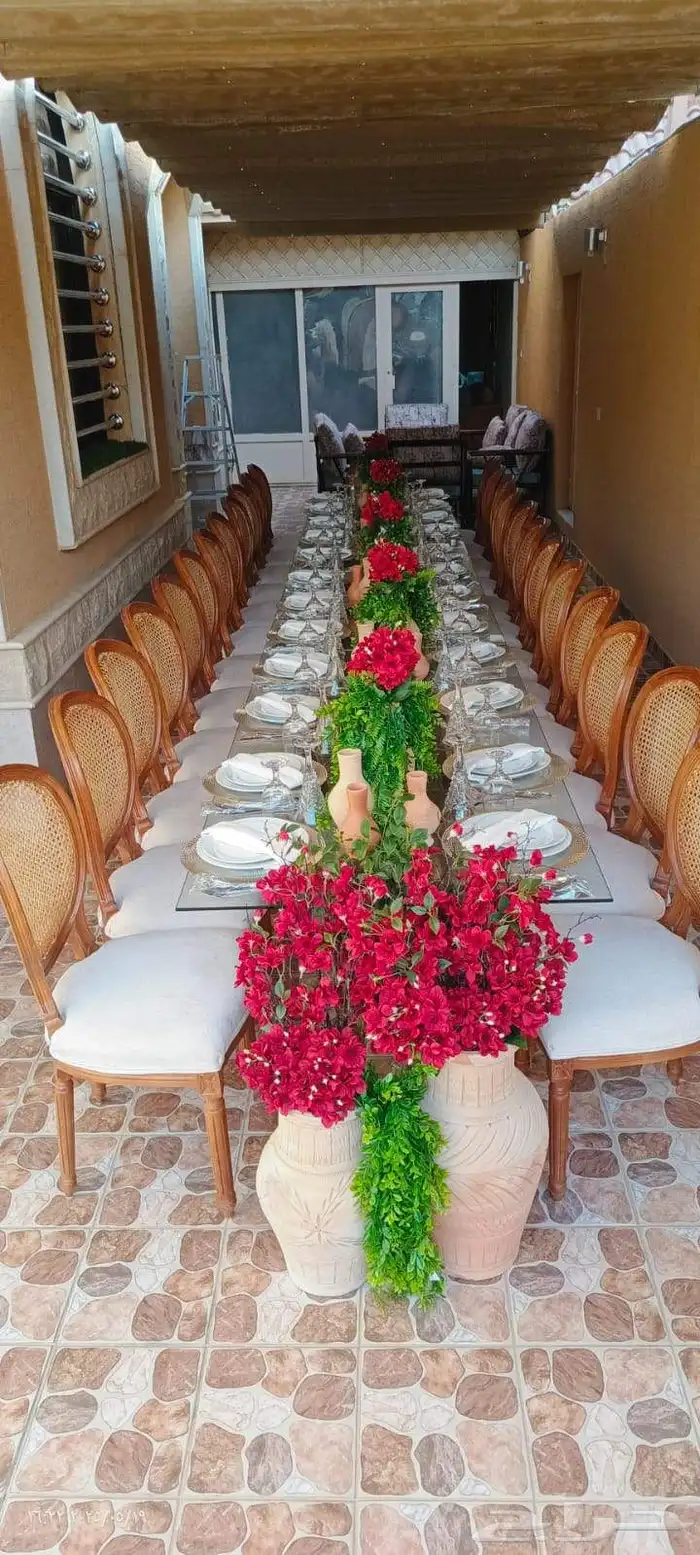 تاجير كنب تاجير كراسي سفرة تاجير جلسات شعبيه طاولات طعام 5