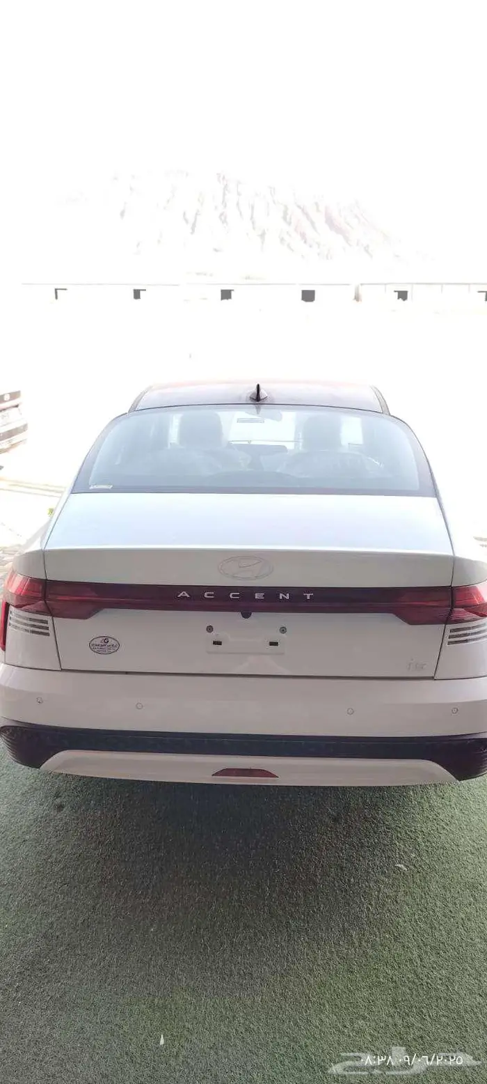 هونداي - اكسنت اسمارت - اللون ابيض 2025 6