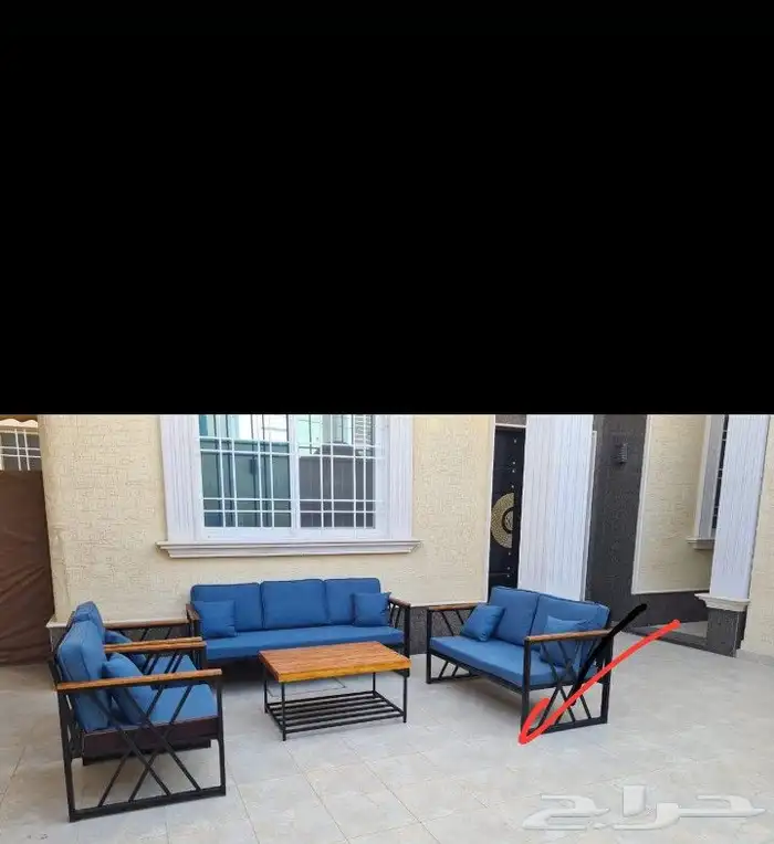 جلسات خارجيه خشب حديد بجوده عاليه تصميم عصري 4