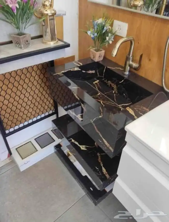 مغاسل بورسلان ورخام طبيعي و صناعي السعر خيال 10