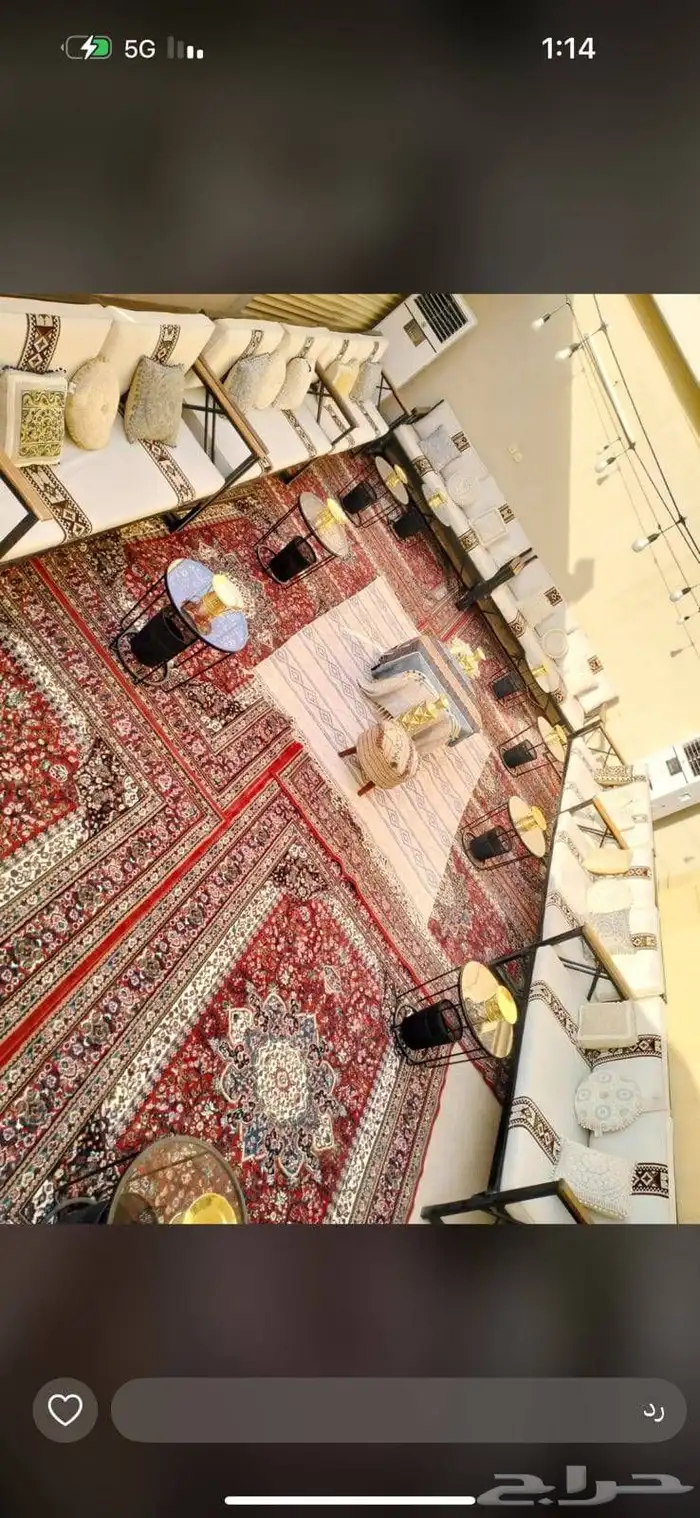 تجهيز وتنسيق حفلات مناسبات زفاف تأجير كراسي طاولات كوش مخيما 2