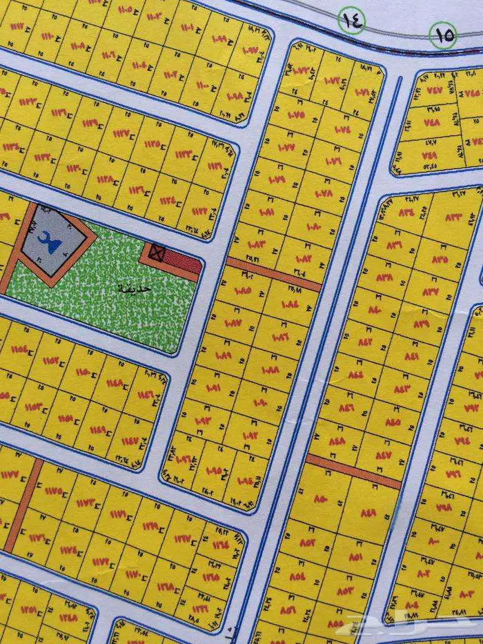 أرض للبيع في مخططات طيبة الفرعية 597   ج   س  حي الوداد 1