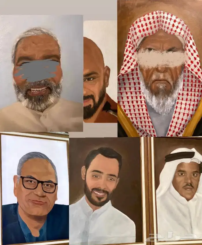 رسم الصور القديمة بجودة ودقة عالية باستخدام الالوان الزيتية 1