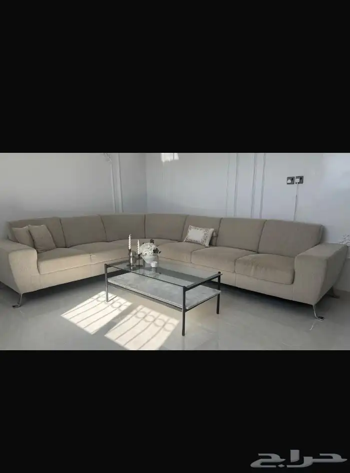 كنب للبيع السعر 1500 جديد بدون قطع ولا بقع 0